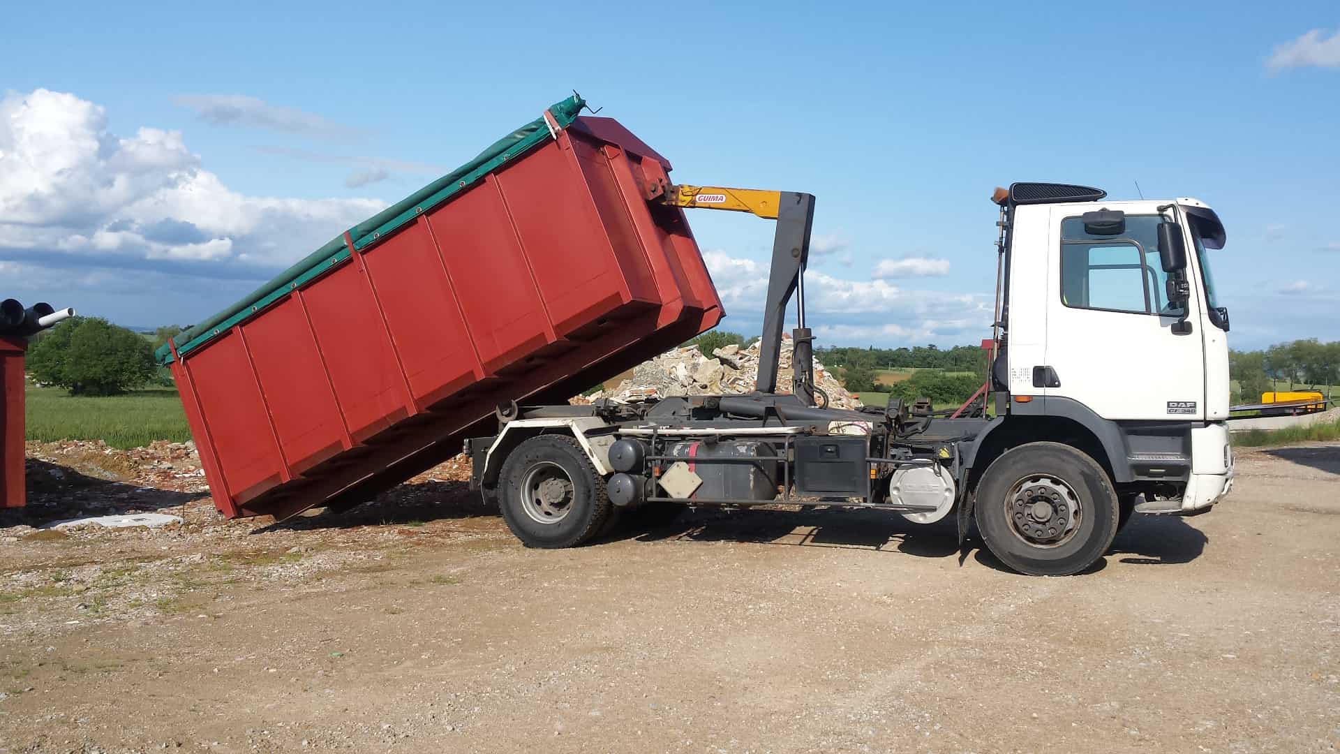 Transport agricole Benne de face